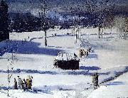 George Wesley Bellows Blue Snow the Battery oil painting reproduction